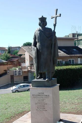 Пам’ятник Володимиру Великому відкрито у Римі.(ФОТО)